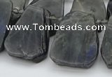 CTD334 Top drilled 15*20mm - 25*30mm freeform labradorite beads