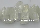 CTD3553 Top drilled 10*20mm - 12*30mm sticks plated quartz beads