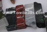 CTD359 Top drilled 10*25mm - 10*50mm wand Indian agate beads