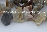 CTD3591 Top drilled 8*10mm - 15*25mm freeform druzy agate beads