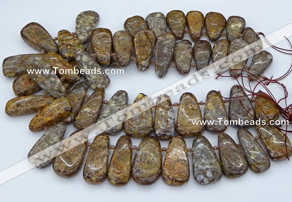 CTD3597 Top drilled 10*22mm - 20*45mm freeform opal gemstone beads