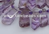 CTD3620 Top drilled 8*15mm - 16*30mm sticks natural ametrine beads