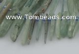 CTD3696 Top drilled 6*15mm - 8*40mm sticks kyanite beads