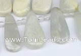 CTD3714 Top drilled 10*20mm - 15*45mm freeform moonstone beads