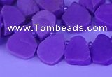 CTD3872 Top drilled 10*12mm - 14*16mm freeform kunzite beads