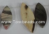 CTD41 Top drilled 10*23mm – 15*40mm marquise jasper beads