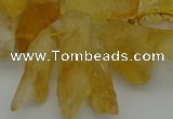 CTD417 Top drilled 10*20mm - 15*35mm nuggets citrine gemstone beads