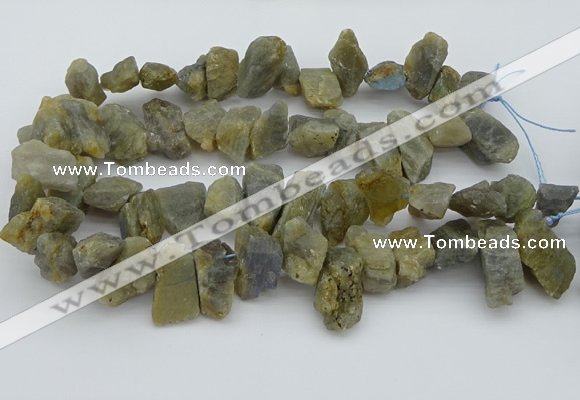 CTD430 15.5 inches 12*20mm - 15*25mm nuggets labradorite beads