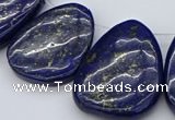 CTD457 15.5 inches 25*30mm - 35*45mm freeform lapis lazuli beads