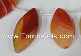 CTD49 Top drilled 13*30mm – 18*45mm marquise agate gemstone beads