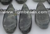 CTD495 Top drilled 10*22mm - 15*45mm freeform labradorite beads