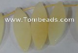 CTD50 Top drilled 11*35mm – 13*45mm marquise pink aventurine beads