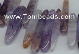 CTD583 Top drilled 6*20mm - 6*45mm wand agate gemstone beads