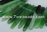 CTD586 Top drilled 6*20mm - 6*45mm wand agate gemstone beads