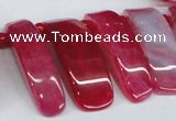 CTD598 Top drilled 10*30mm - 12*45mm wand agate gemstone beads