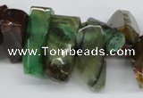 CTD605 Top drilled 10*18mm - 12*28mm nuggets agate gemstone beads