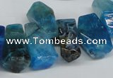 CTD606 Top drilled 10*18mm - 12*28mm nuggets agate gemstone beads