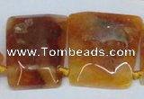 CTD662 Top drilled 25*30mm - 30*40mm freeform agate beads