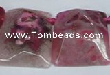 CTD663 Top drilled 25*30mm - 30*40mm freeform agate beads