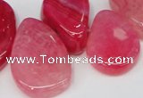 CTD686 Top drilled 18*25mm - 28*40mm freeform agate gemstone beads