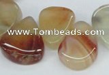 CTD696 Top drilled 18*25mm - 22*30mm freeform agate gemstone beads