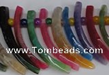 CTD716 Top drilled 10*30mm - 12*50mm wand agate gemstone beads