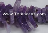 CTD720 Top drilled 12*25mm - 14*40mm wand agate gemstone beads