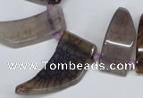 CTD731 Top drilled 15*20mm - 15*40mm wand agate gemstone beads