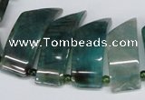 CTD735 Top drilled 15*20mm - 15*40mm wand agate gemstone beads