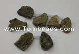 CTD818 Top drilled 18*22mm - 30*40mm freeform agate beads