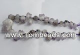 CTD953 Top drilled 10*15mm - 18*25mm nuggets druzy amethyst beads