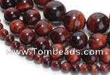 CTE01 15 inches round red tiger eye gemstone beads wholesale