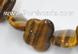 CTE09 18*22mm butterfly shape yellow tiger eye beads Wholesale