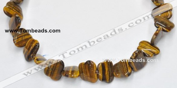 CTE09 18*22mm butterfly shape yellow tiger eye beads Wholesale