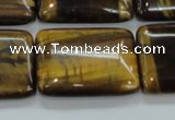 CTE108 15.5 inches 22*30mm rectangle yellow tiger eye beads wholesale