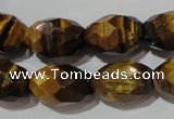 CTE1114 15.5 inches 13*18mm faceted rice yellow tiger eye beads