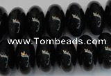 CTE1182 15.5 inches 10*18mm rondelle blue tiger eye beads