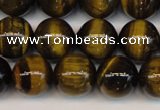 CTE1210 15.5 inches 6mm round AB grade yellow tiger eye beads