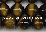 CTE1213 15.5 inches 12mm round AB grade yellow tiger eye beads