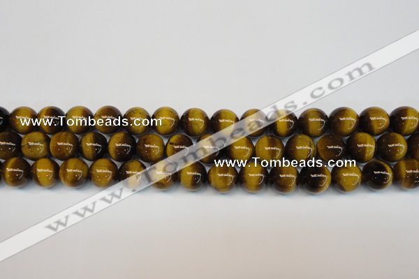 CTE1228 15.5 inches 10mm round A grade yellow tiger eye beads