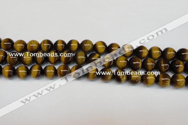 CTE1234 15.5 inches 6mm round A+ grade yellow tiger eye beads