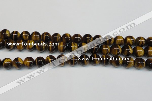 CTE1243 15.5 inches 8mm round AA grade yellow tiger eye beads