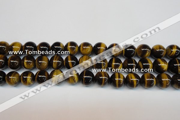 CTE1244 15.5 inches 10mm round AA grade yellow tiger eye beads