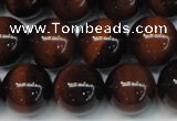 CTE1261 15.5 inches 8mm round AB grade red tiger eye beads