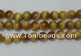 CTE127 15.5 inches 6mm round yellow tiger eye gemstone beads