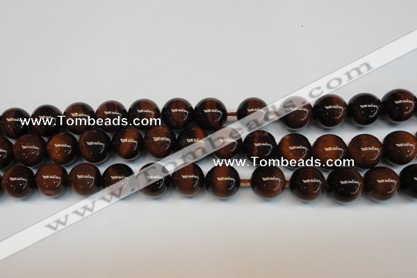 CTE1271 15.5 inches 12mm round AB+ grade red tiger eye beads