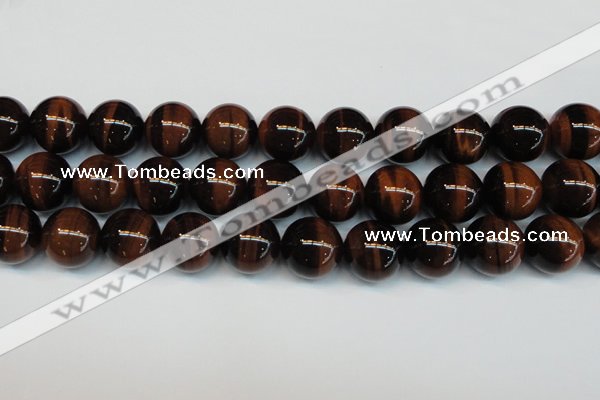 CTE1296 15.5 inches 14mm round AA grade red tiger eye beads