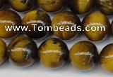 CTE1310 15.5 inches 6mm round B grade yellow tiger eye beads