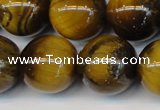 CTE1315 15.5 inches 16mm round B grade yellow tiger eye beads