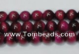 CTE136 15.5 inches 8mm round dyed tiger eye gemstone beads